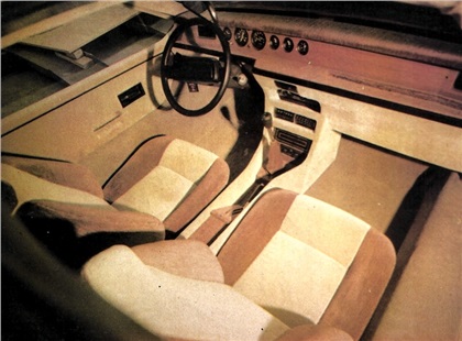 Lancia Mizar (Michelotti), 1974 - Interior